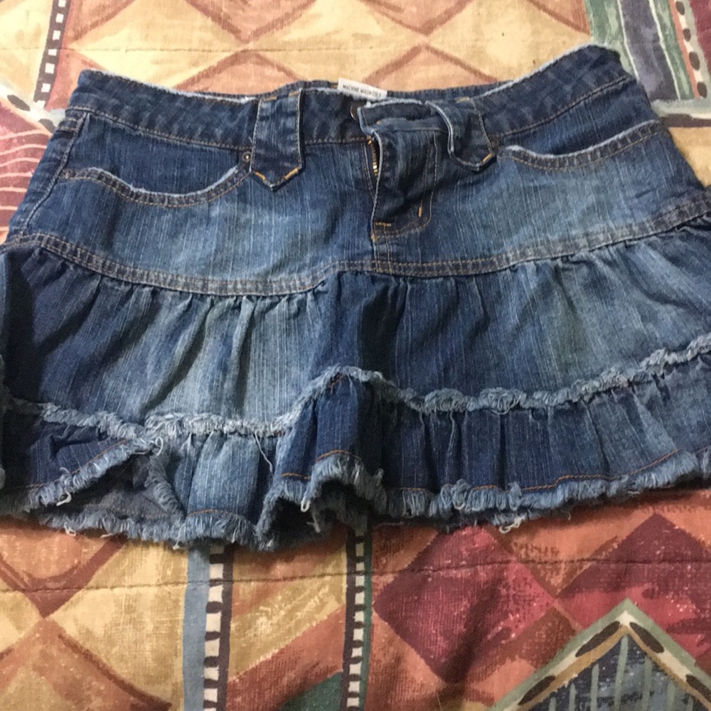 Jean skirt, dark blue size 3
